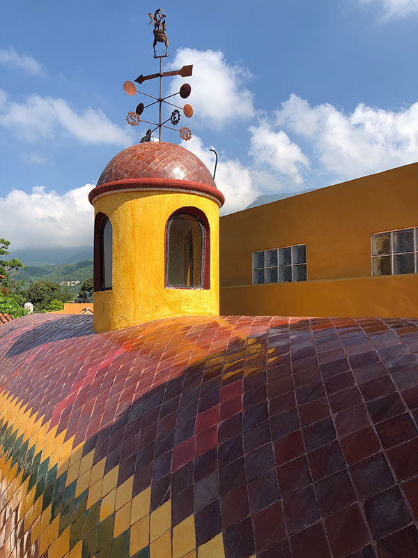 colorful roof of casa del sol