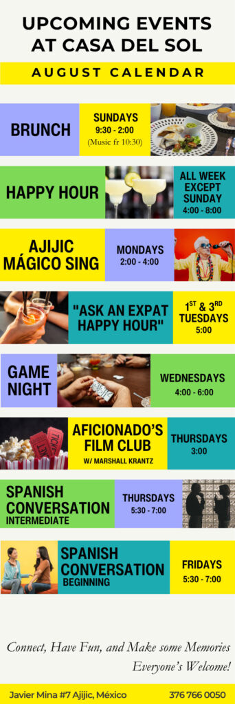 August 2026 Inn Events